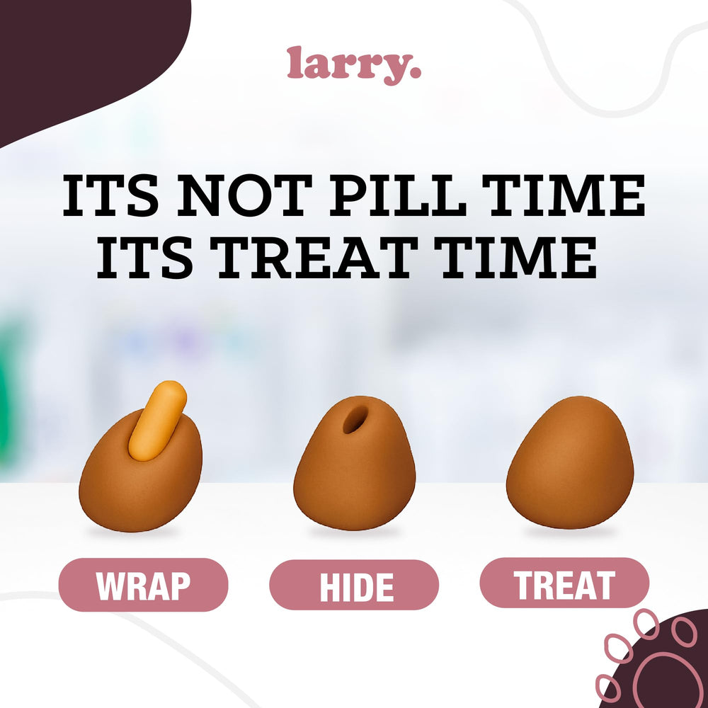 Larry pasta moldeable para cubrir pastillas de perros con sabor tocino