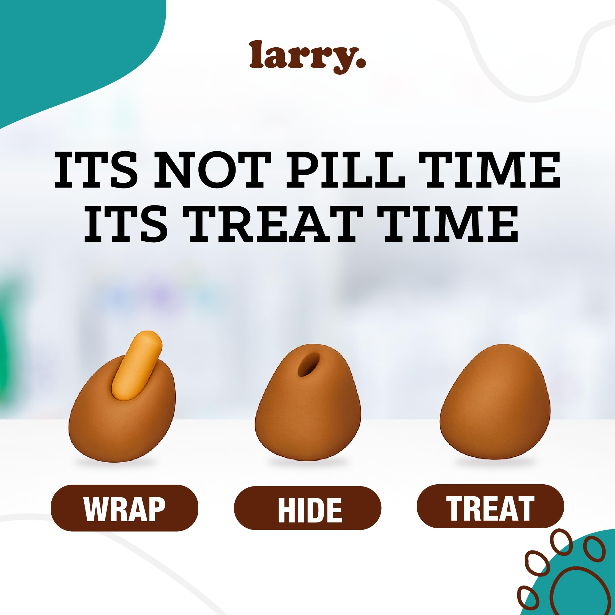 Larry textura moldeable envuelve suavemente cualquier medicamento
