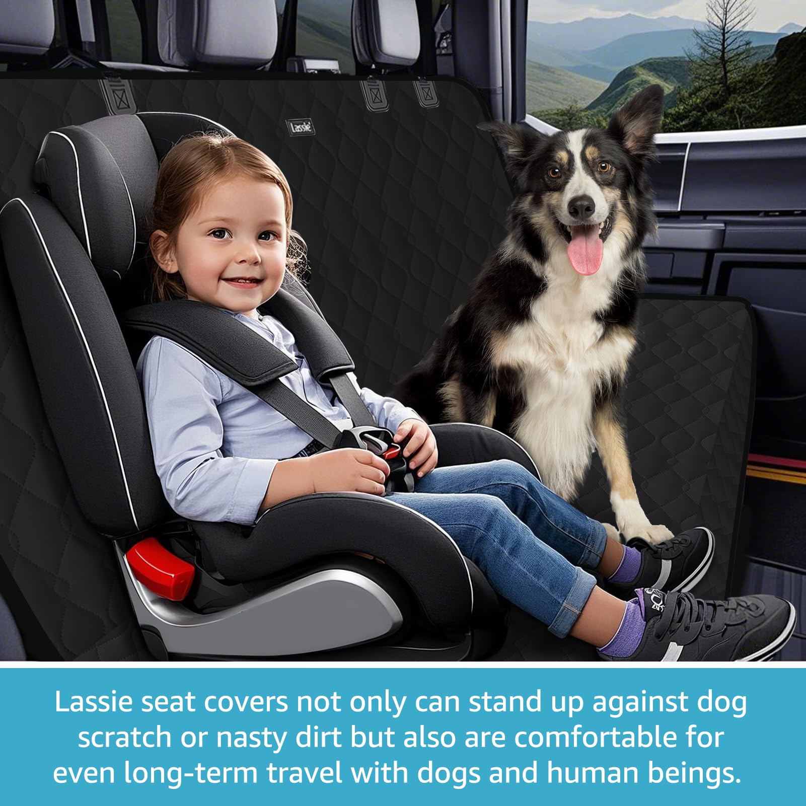 Lassie cubierta impermeable tres-en-uno mantiene el interior seco