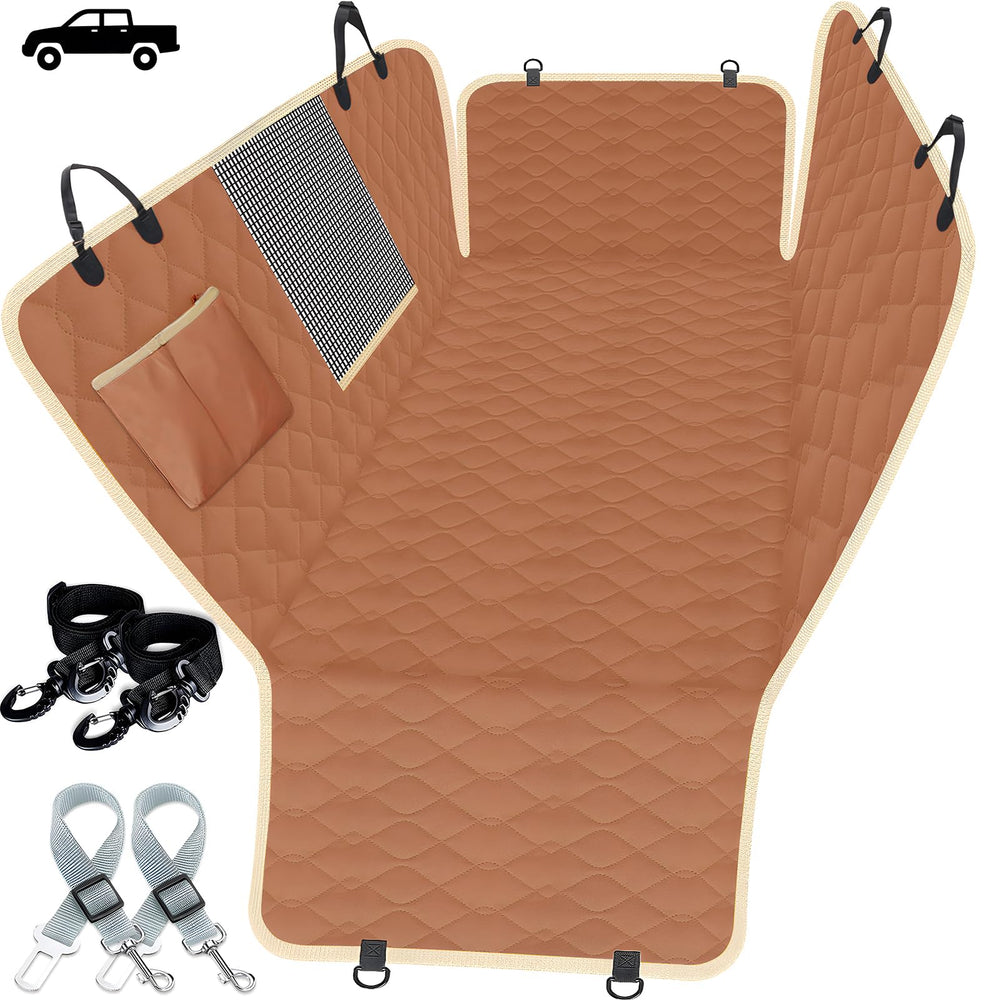 Lassie XL: cobertor de asiento trasero con flaps laterales protege puertas y reduce rasguños.