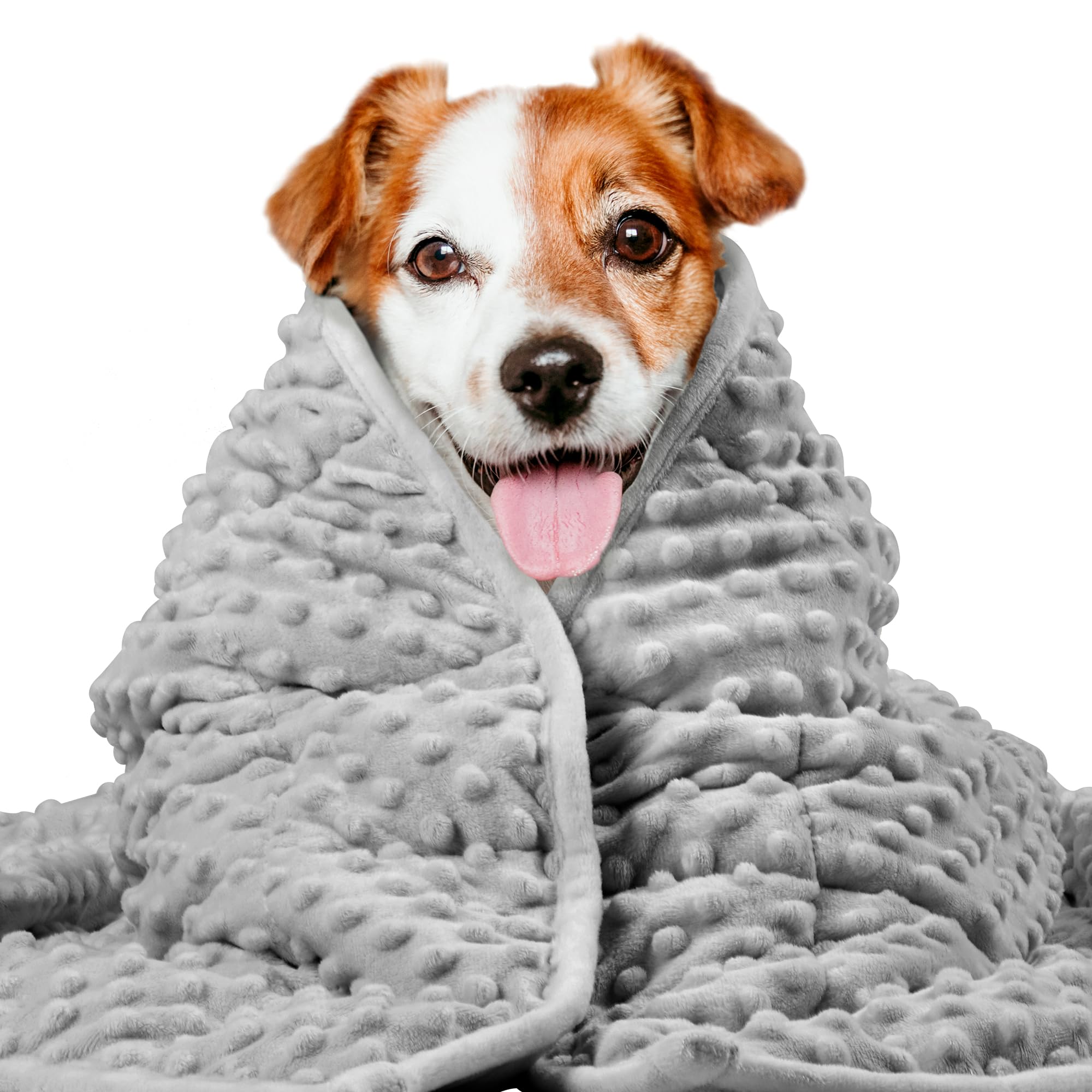 LaSyL manta ponderada para mascotas, diseño de doble cara para mayor confort.