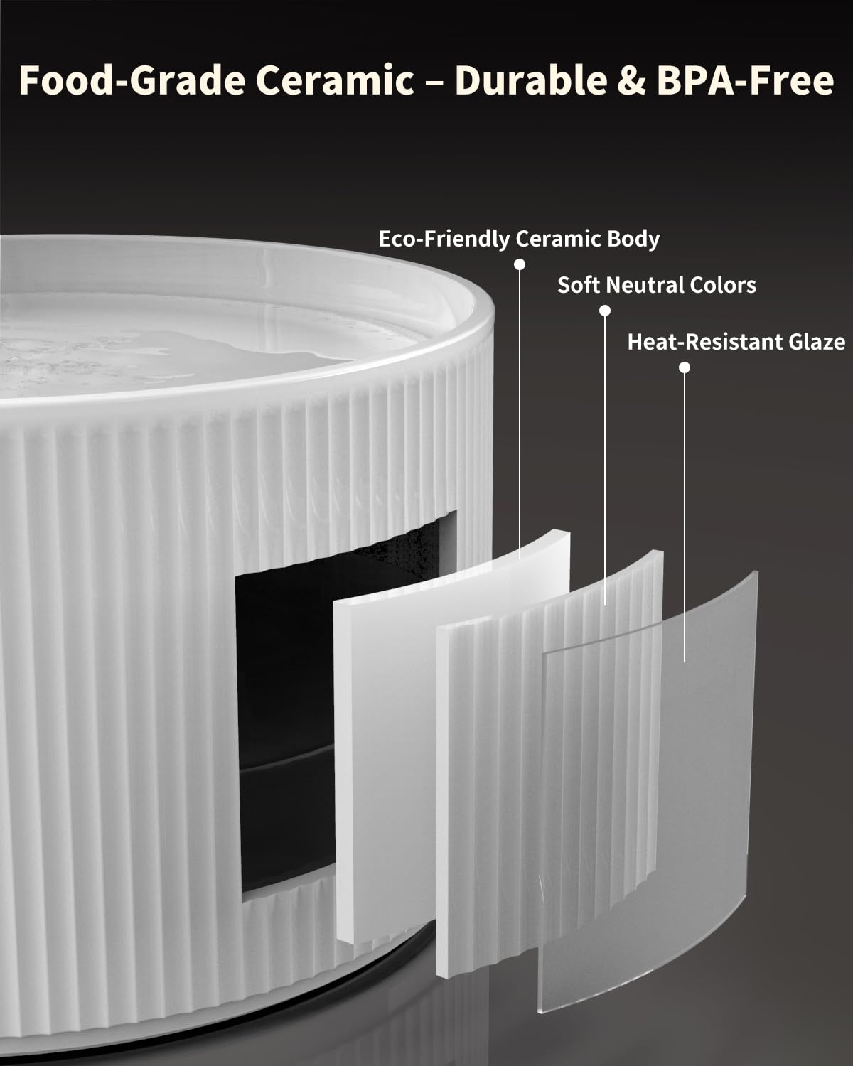 Lawfery sin BPA garantiza material seguro para el agua.