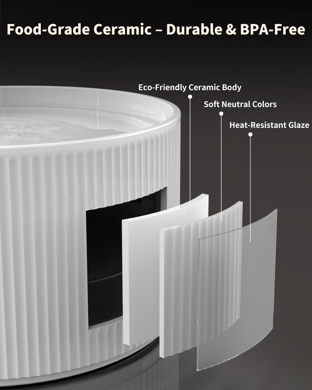Lawfery sin BPA garantiza material seguro para el agua.