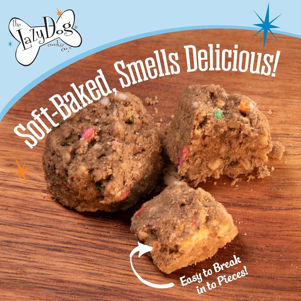 The Lazy Dog Cookie Co. Mutt Mallows con confeti vainilla para celebrar