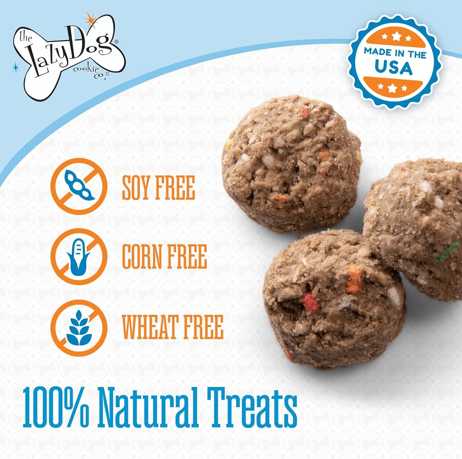 The Lazy Dog Cookie Co. Mutt Mallows sin trigo para dietas sensibles