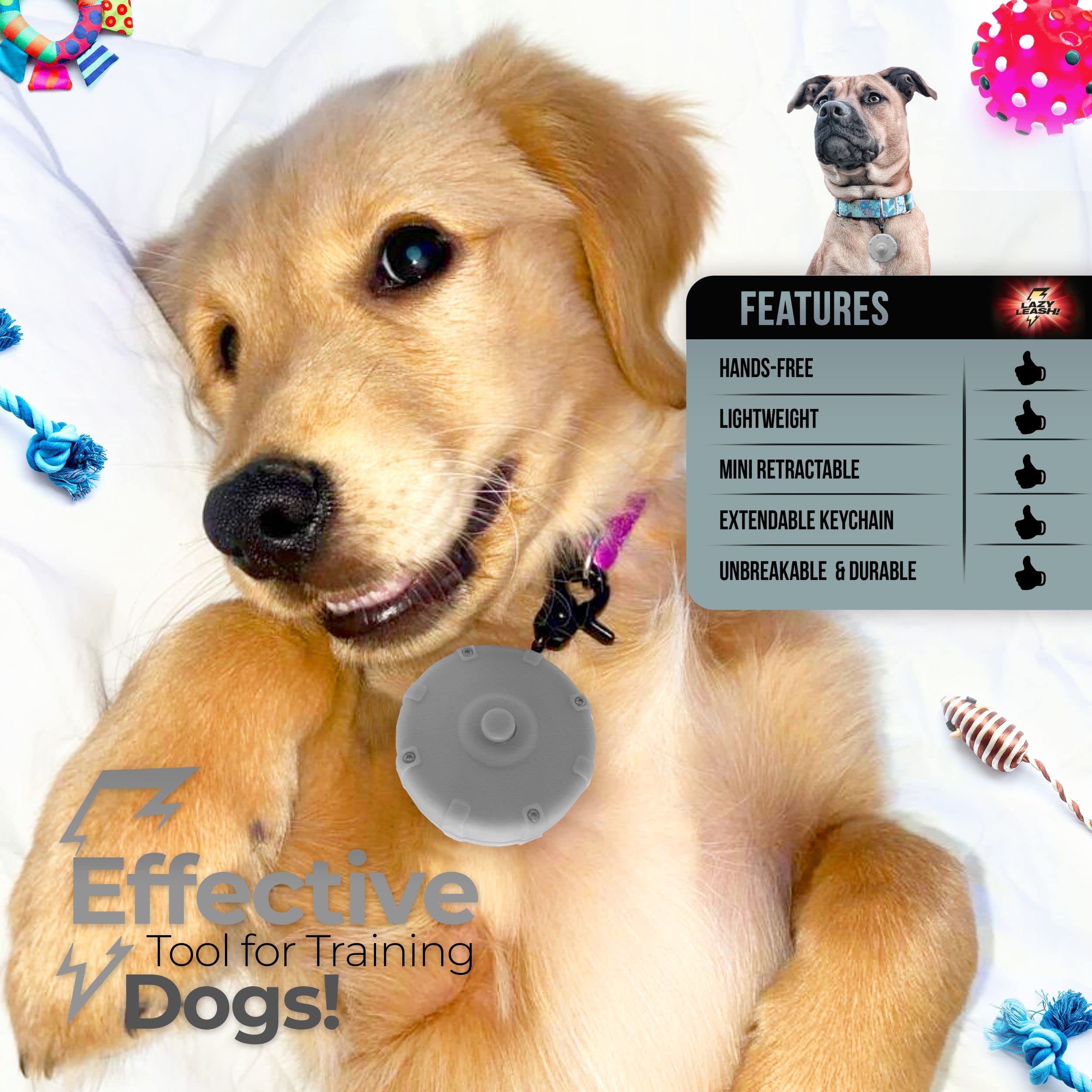 Lazy Leash: accesorio favorito para entrenamiento y paseos.