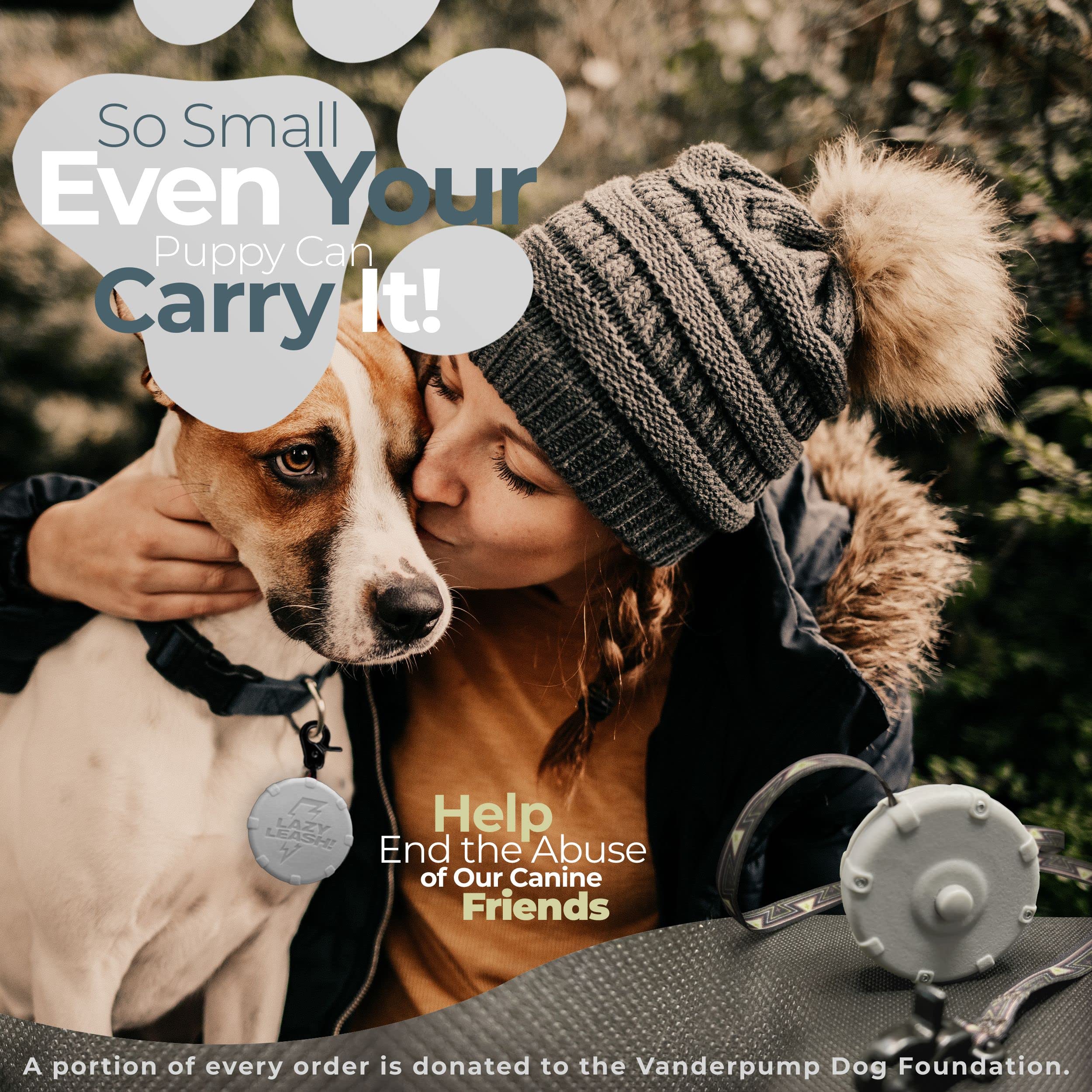 Lazy Leash: correa ligera con control firme para paseos.