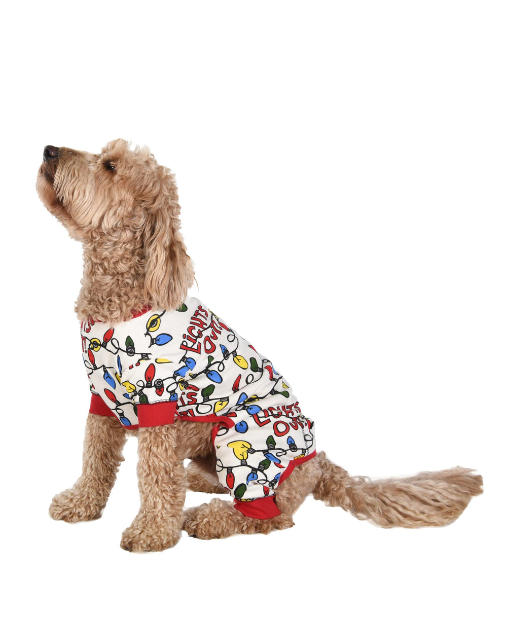Pijama para perro LazyOne Flapjacks de algodón premium para dormir cómodo.