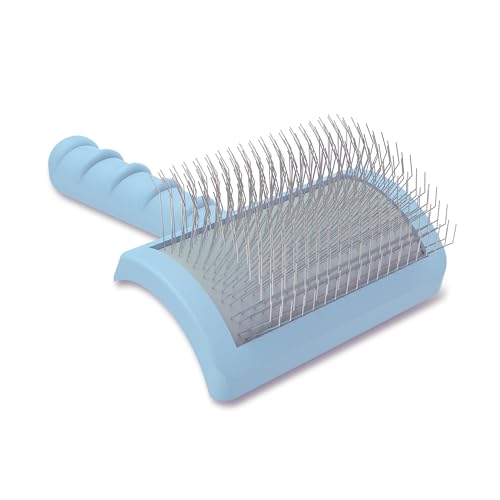 LBMBAIC Slicker con pines suaves de 25 mm que penetra el subpelo sin tirar.