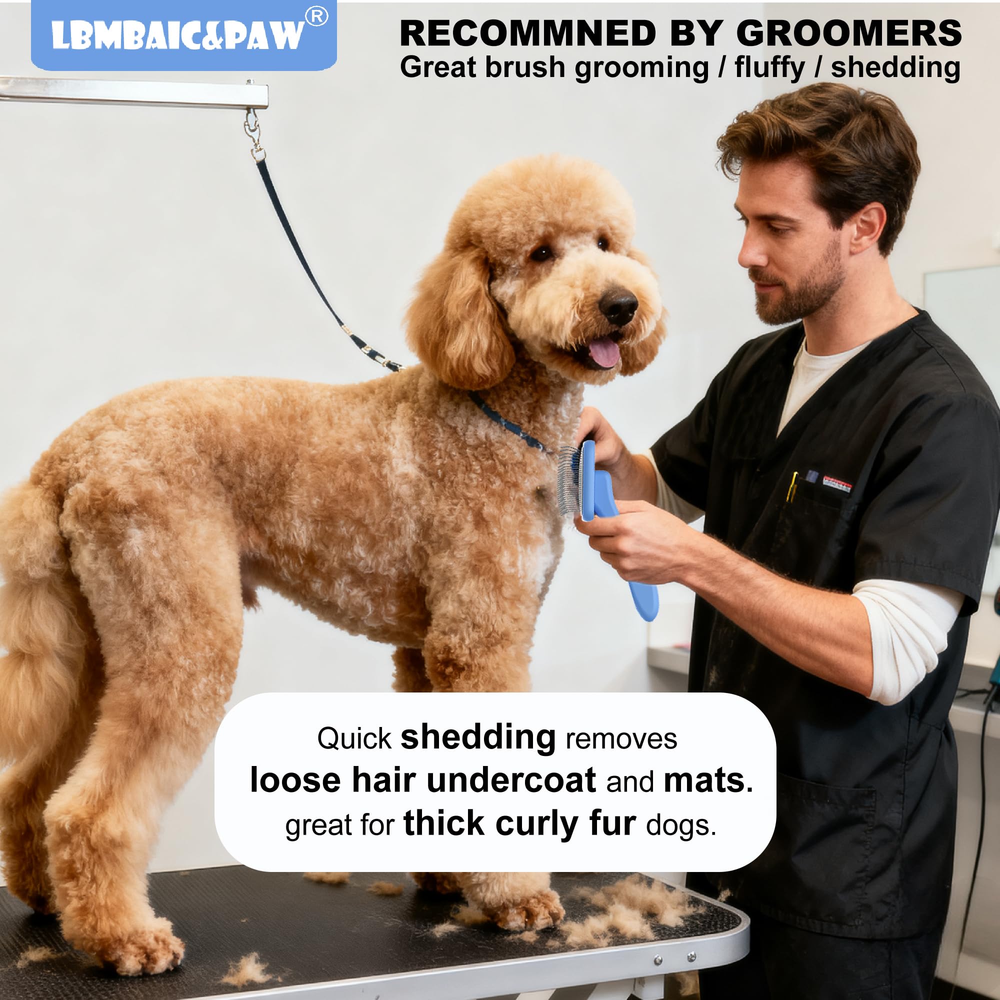 LBMBAIC&PAW mango ergonómico para mejor agarre y menor fatiga