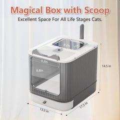 LCZLBRRD caja arenero gato cajon-extrable facilita la limpieza