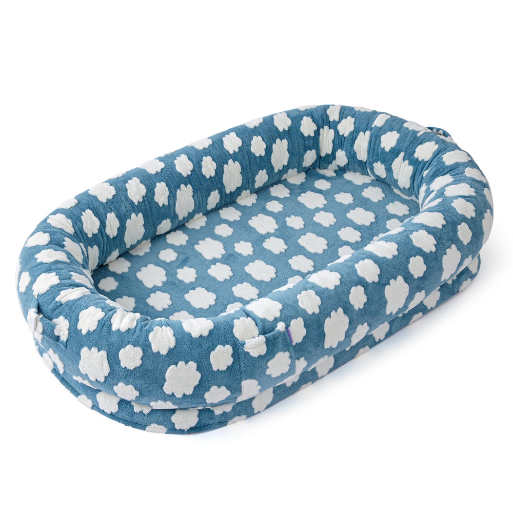 LE SURE Cama Humana para Perro XXL, base antideslizante para estabilidad.