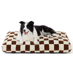 LE SURE cama para perro grande, cubierta de peluche suave para descanso cómodo