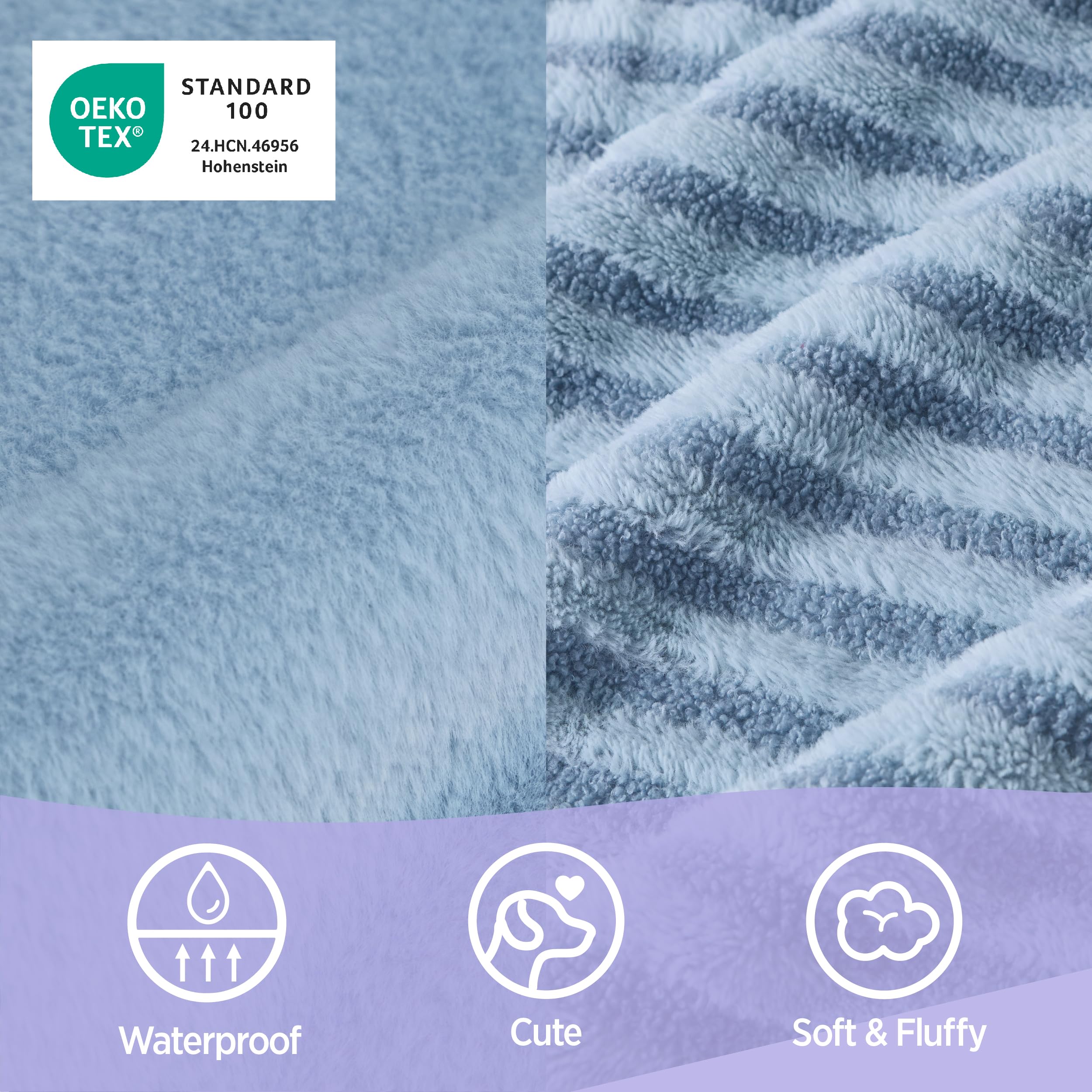 LE SURE Funda lavable para limpieza rápida de la cama.