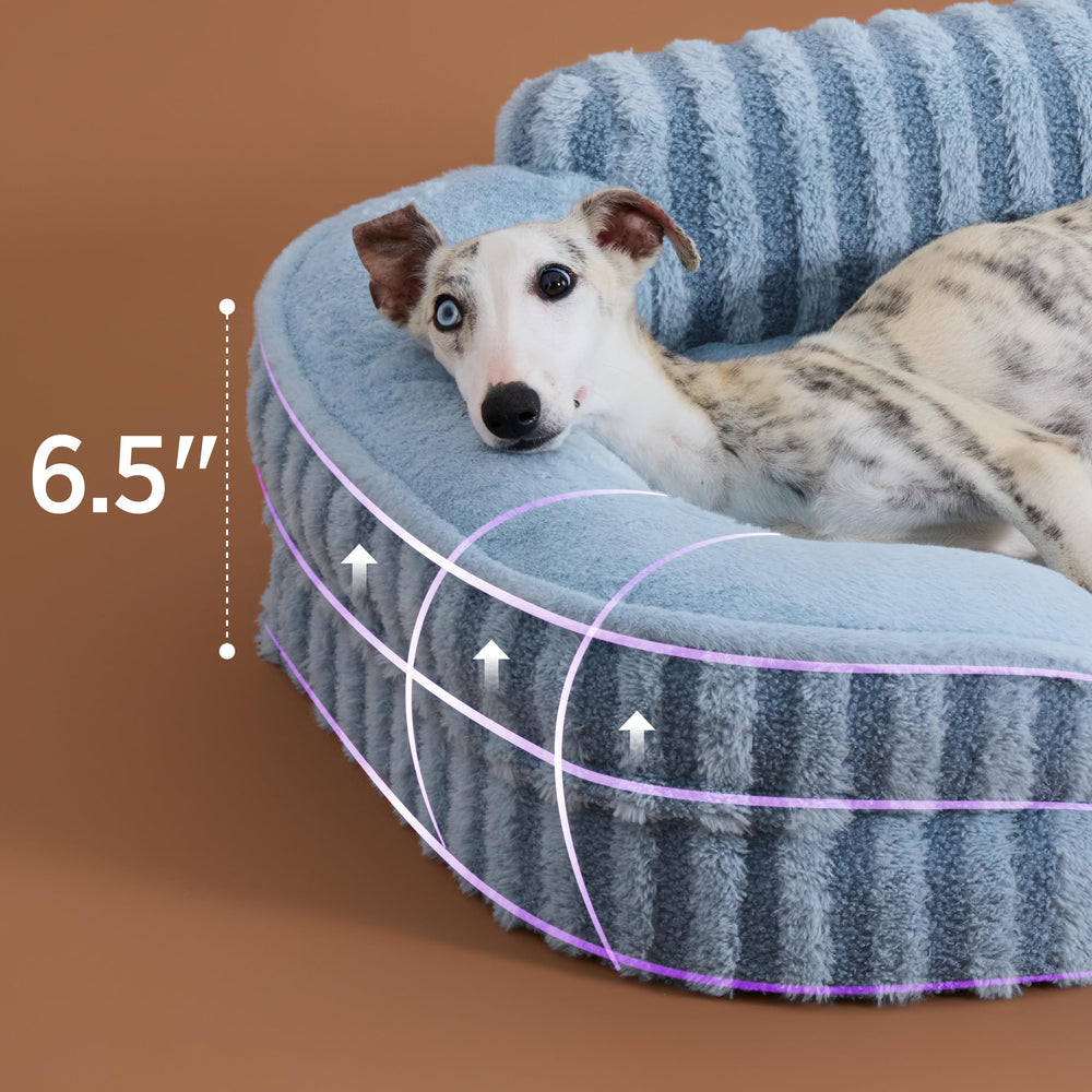 LE SURE cama, reposacabezas reforzado, apoyo suave para cuello y cabeza.