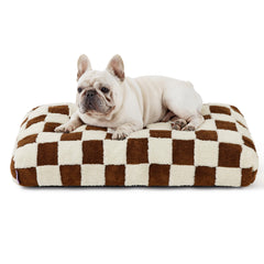 Le SURE cama para perro mediana, soporte cómodo para descansar en casa.