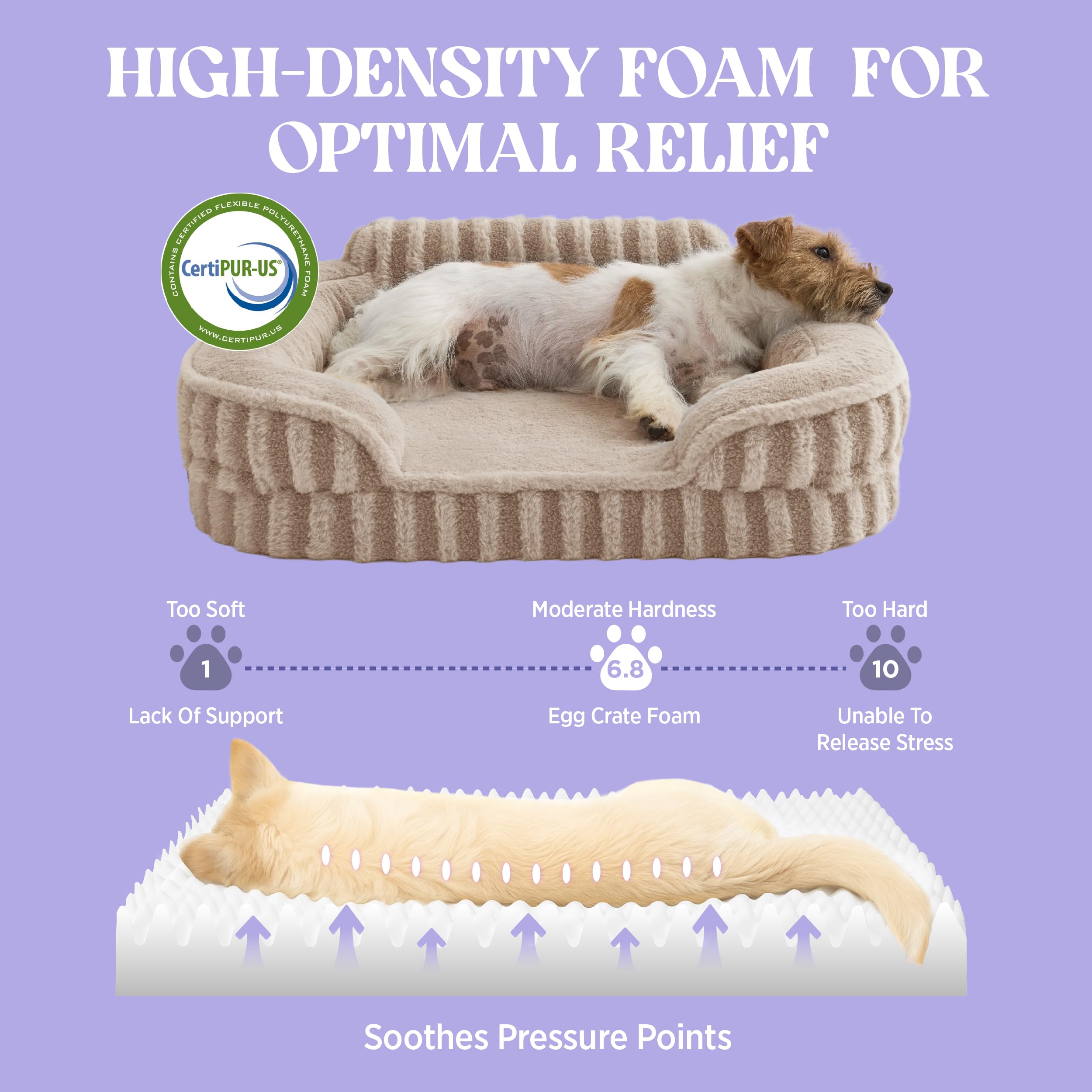 LE SURE cama-perro-pequeno-funda-lavable: limpieza rápida y sencilla.