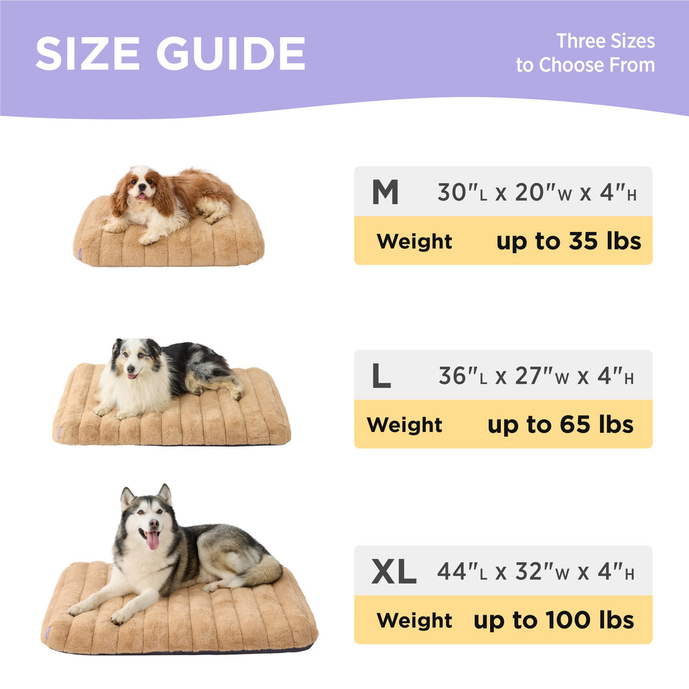 LE SURE Cama Perro XL ideal para interiores y transporte cómodo.