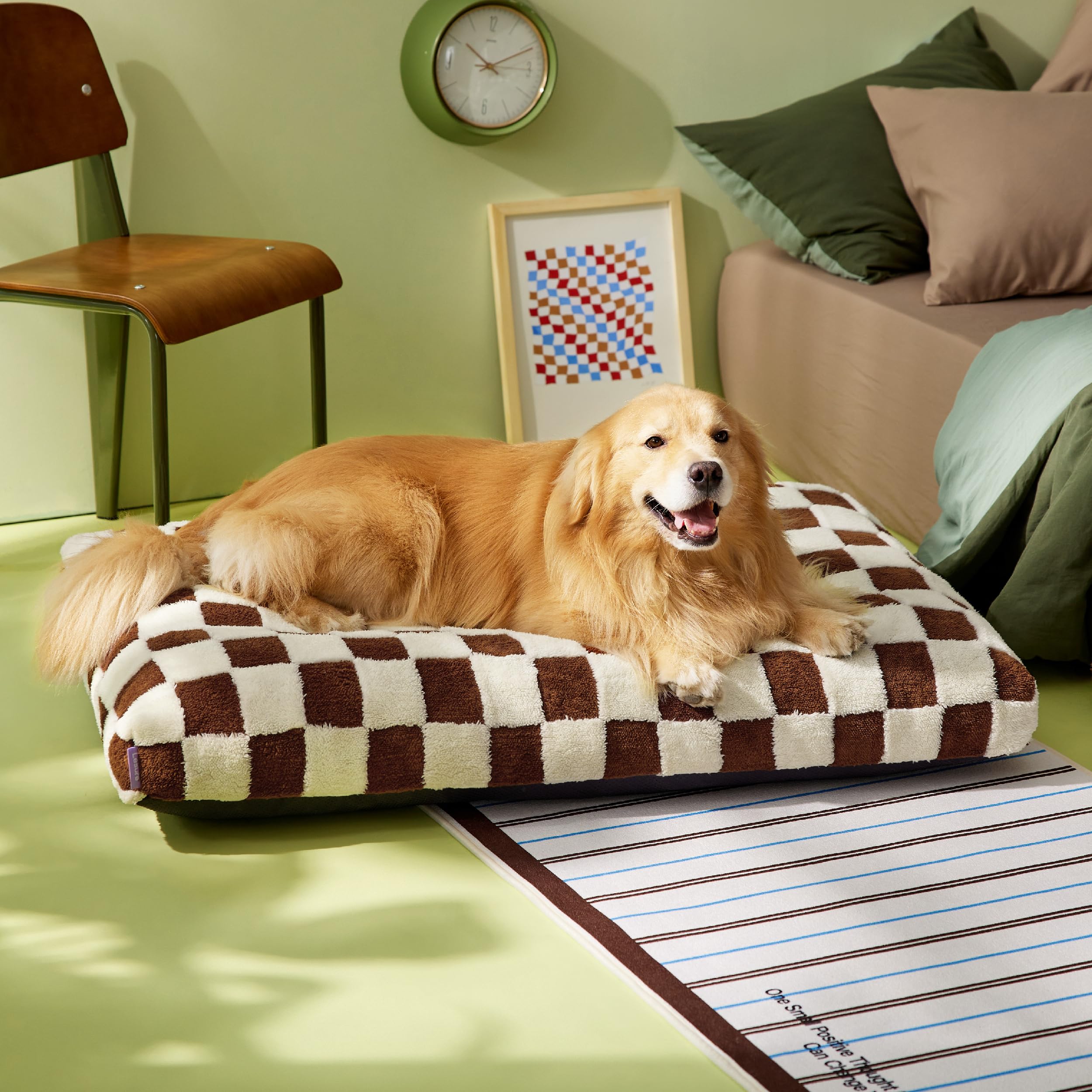 LE SURE cama para perros XL, forro sherpa cálido para mayor comodidad