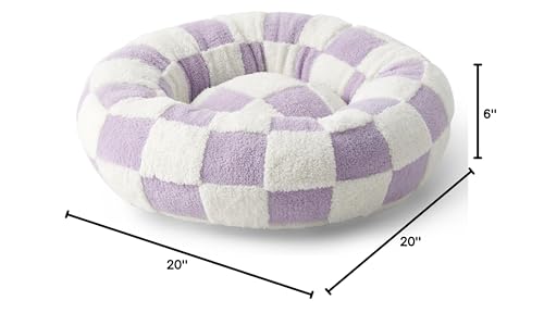 Cama LE SURE morada ideal para gatos y mascotas pequeñas en casa.