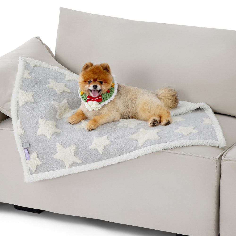 Manta LE SURE con sherpa de doble cara para mayor comodidad de la mascota