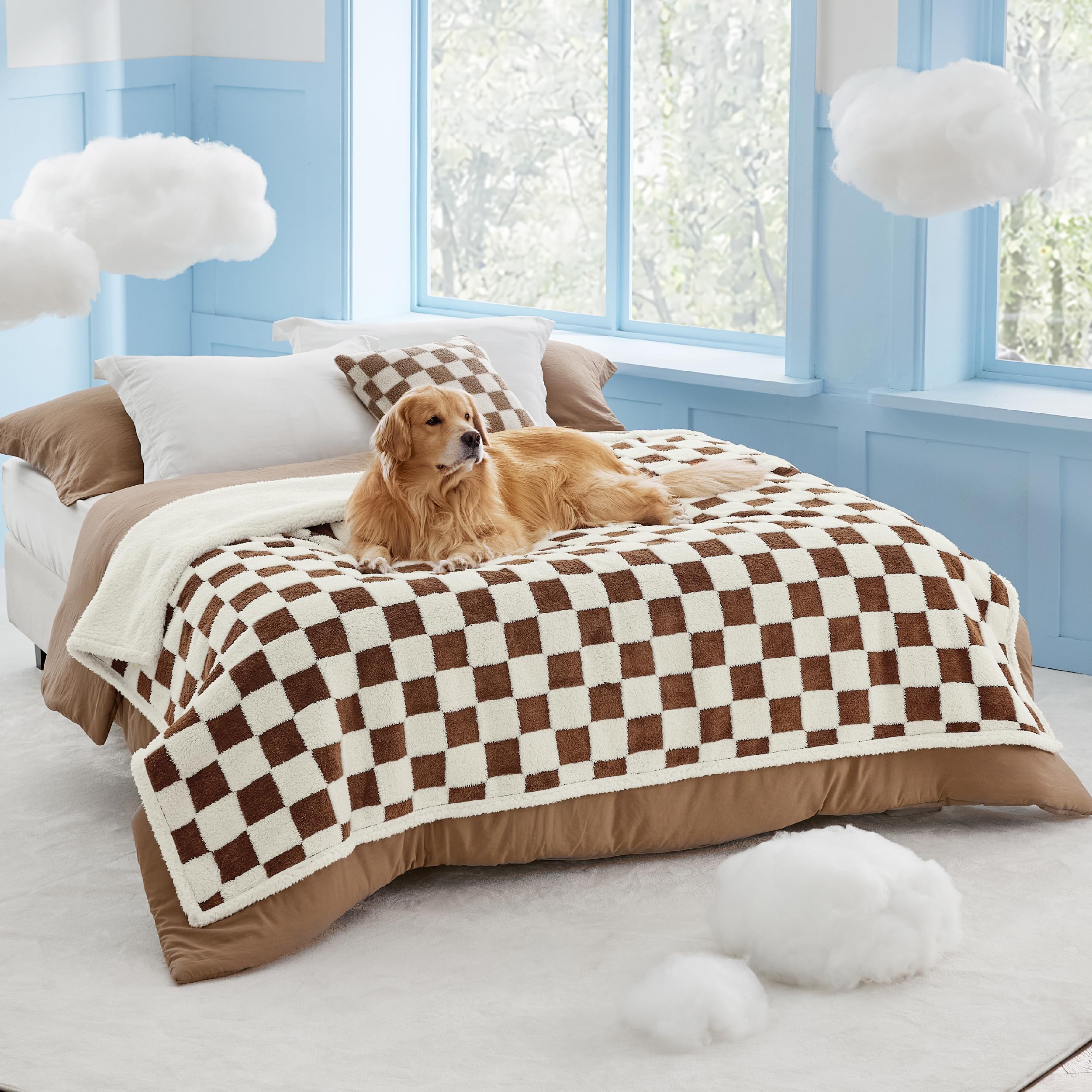 LE SURE manta impermeable para perros grandes protege de derrames en casa.
