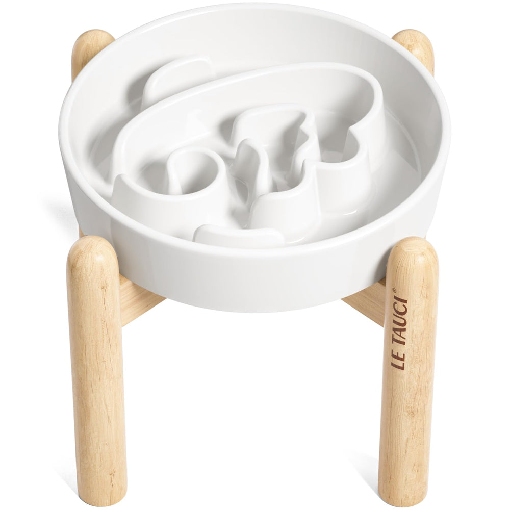 LE TAUCI bol cerámico para alimentación lenta, cómodo y seguro para tu mascota.