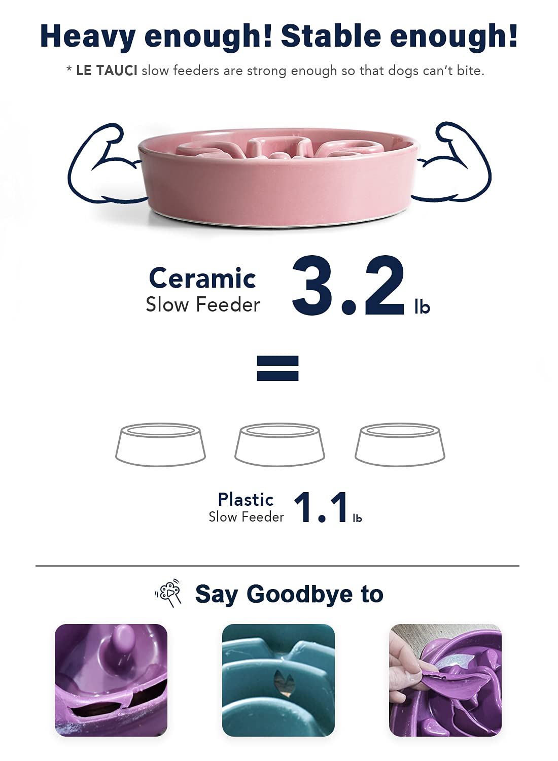 LE TAUCI detalle laberinto cerámico que fomenta comer despacio.