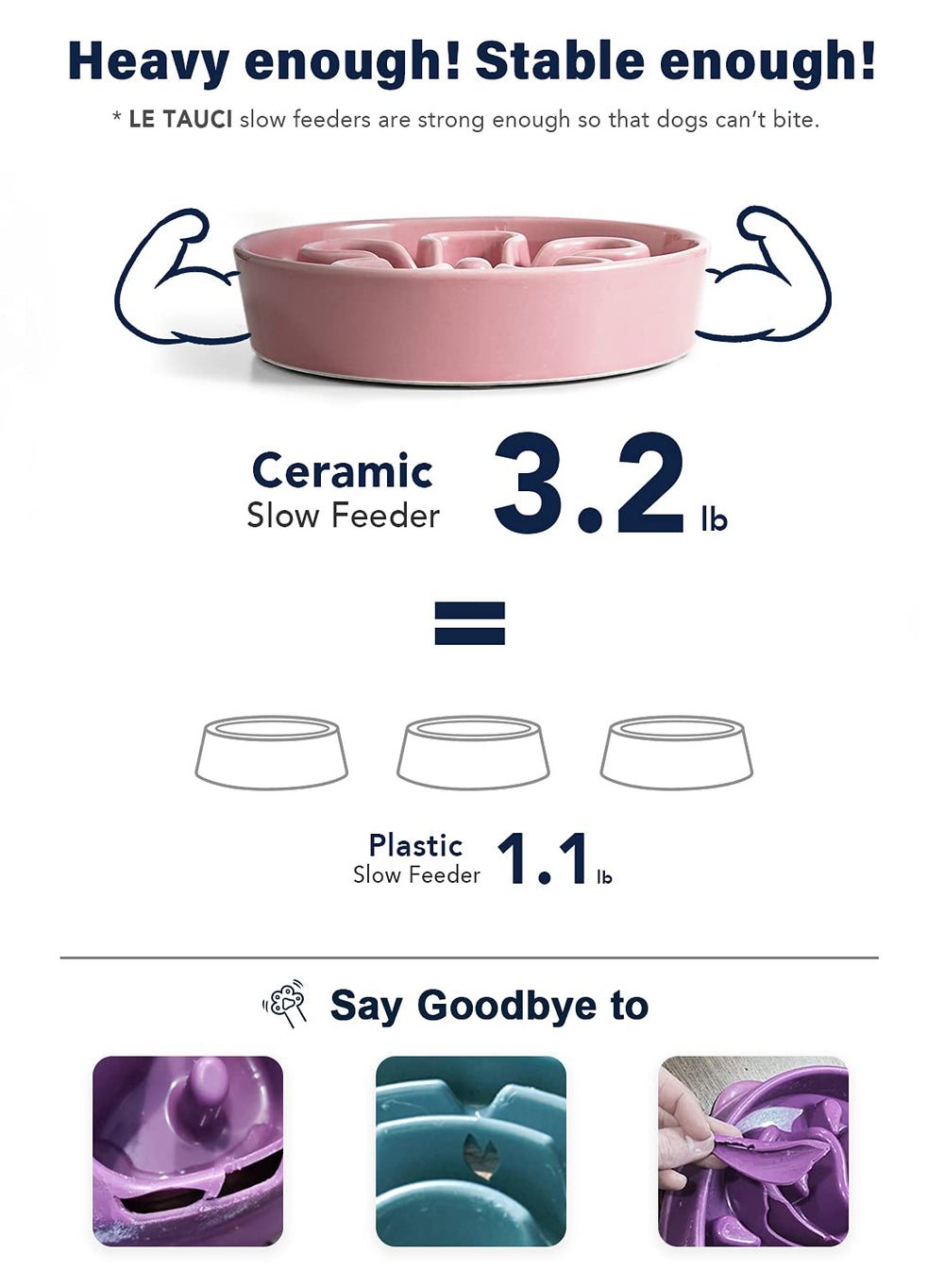 LE TAUCI detalle laberinto cerámico que fomenta comer despacio.