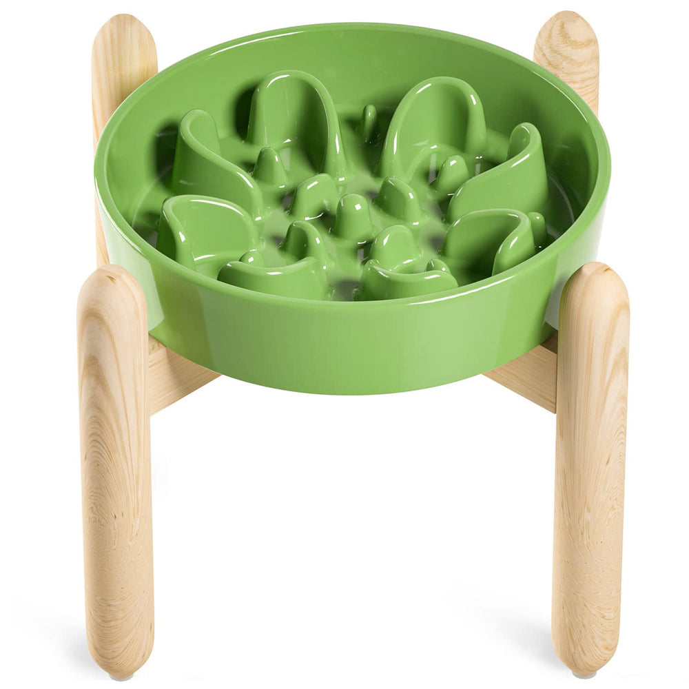 LE TAUCI plato cerámico lento para perros facilita ingesta pausada