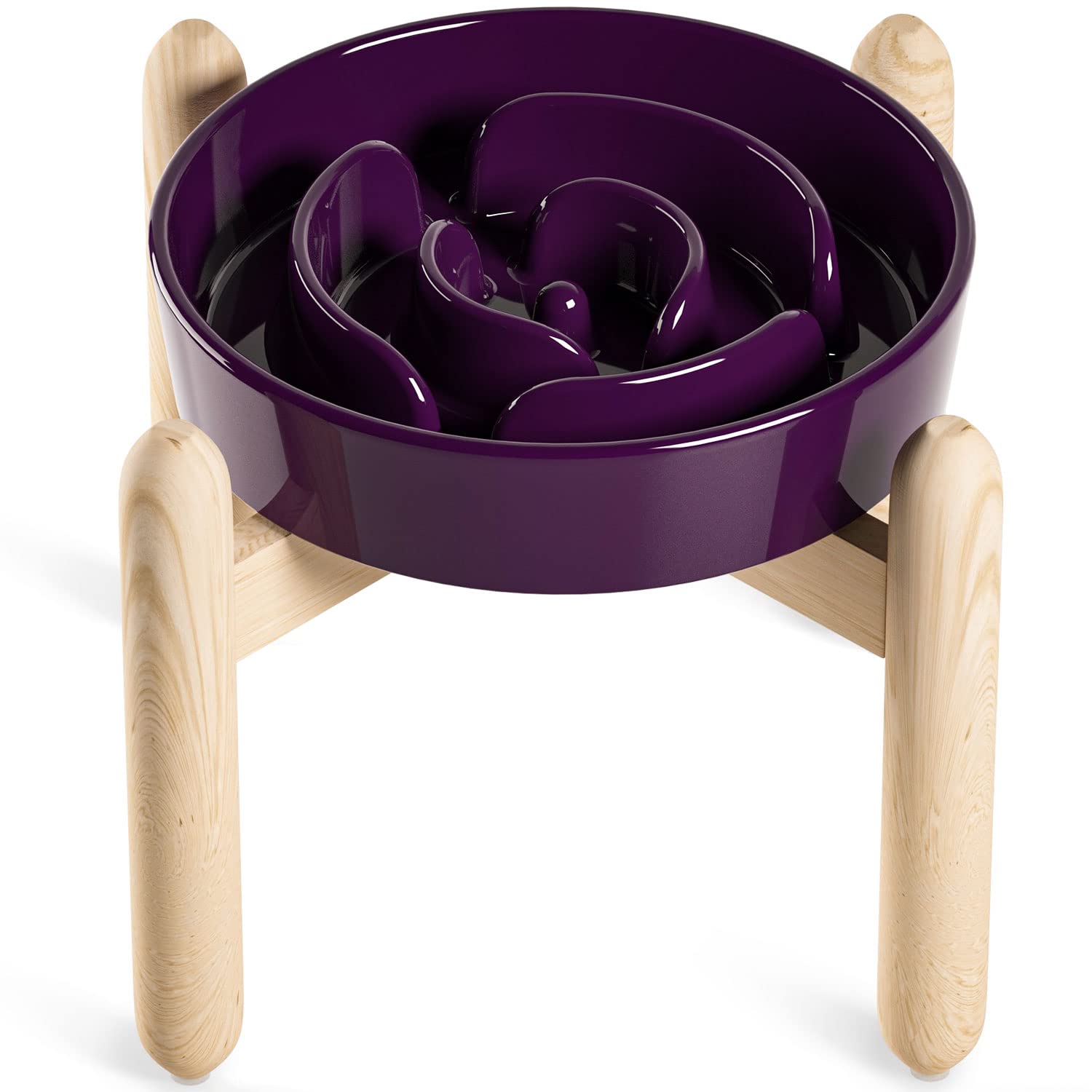 LE TAUCI tazón cerámico de alimentación lenta para perros, ideal para pausas durante la comida.