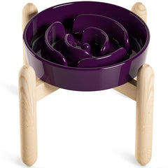 LE TAUCI tazón cerámico de alimentación lenta para perros, ideal para pausas durante la comida.