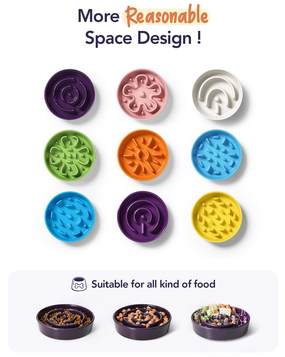 LE TAUCI acabado morado, diseño elegante para comer en casa.