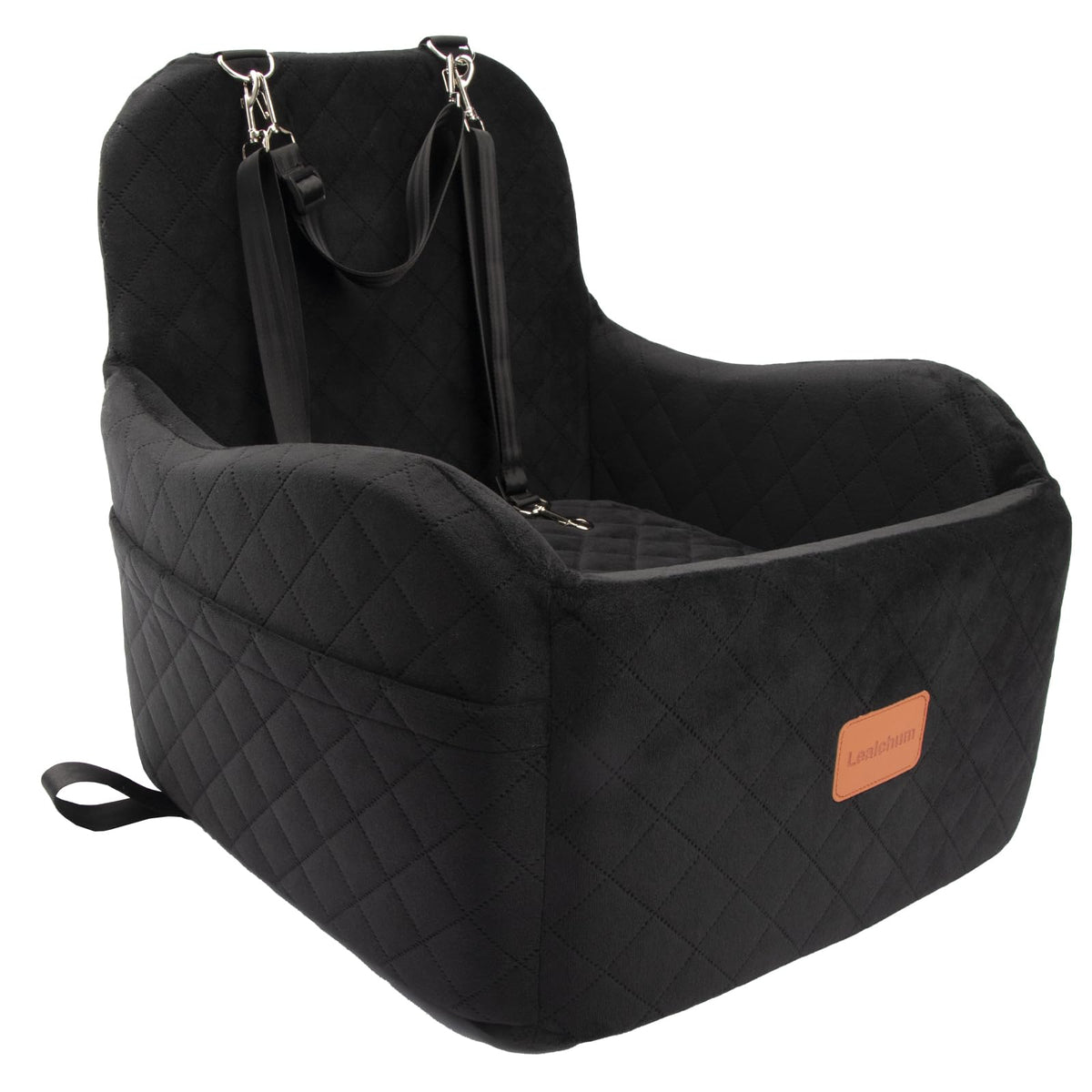 Asiento Lealchum para perro en coche, seguridad y comodidad en cada viaje