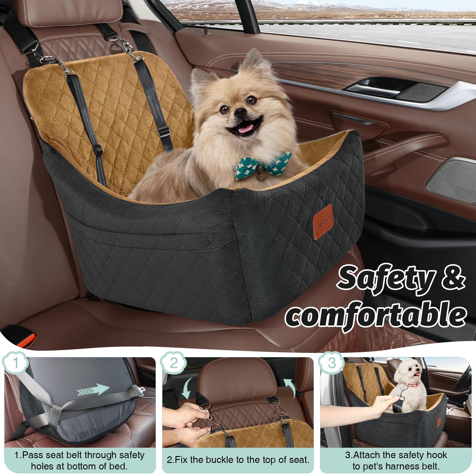 Lealchum dos-perros-dentro, ideal para salidas cortas.