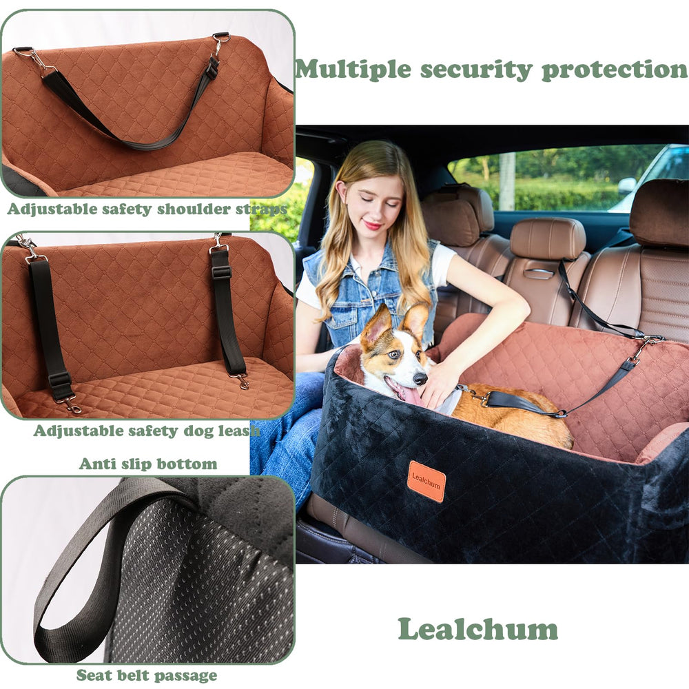 Lealchum diseño con bolsillos laterales, almacenamiento para juguetes y accesorios.