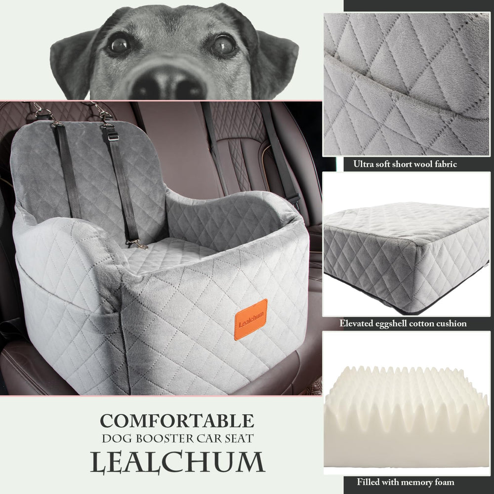 Lealchum diseño desmontable y lavable en gris para limpieza rápida.