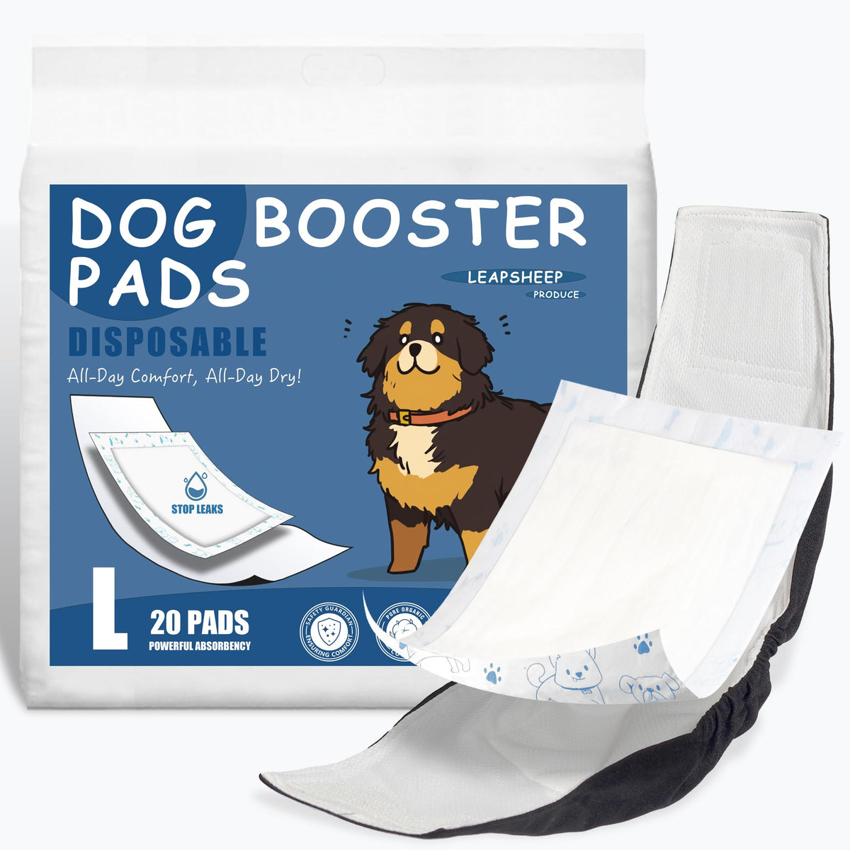 LeapSheep: almohadilla para perro con absorción extrema para accidentes grandes.