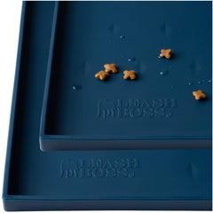 Leash Boss almohadilla para alimentos de perros, doble paquete, mantiene el área limpia.