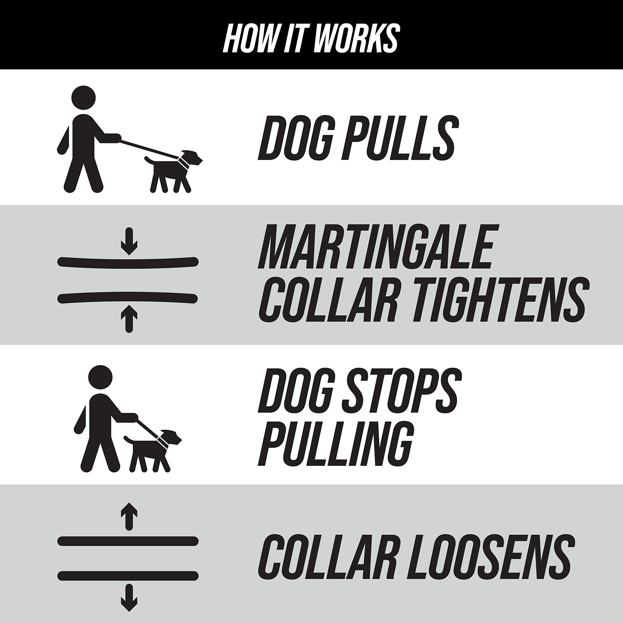 Anilla de identificación en el collar Leash Boss martingale para información.