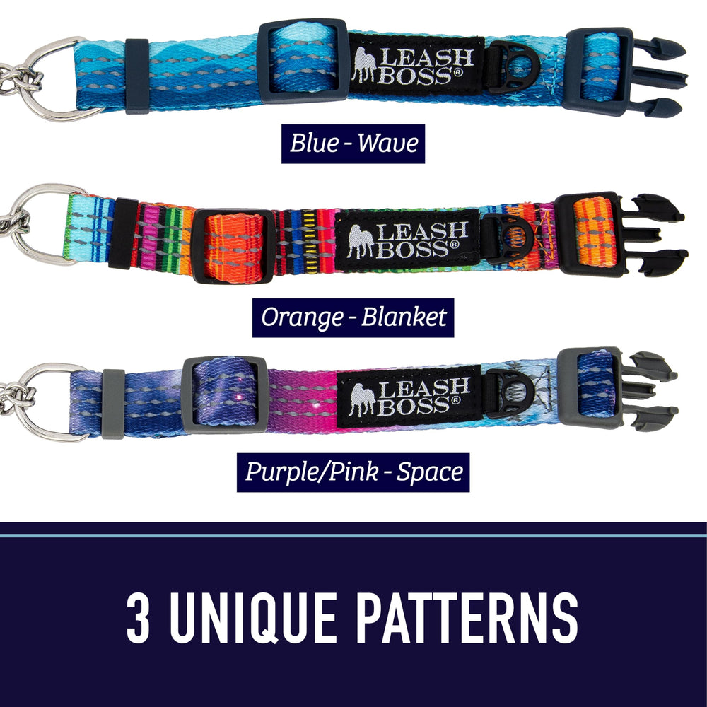 Leash Boss collar martingale con dos puntos de anclaje para mayor versatilidad