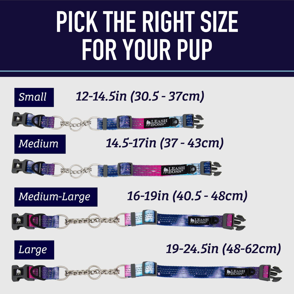 Leash Boss collar martingale resistente y duradero para uso diario