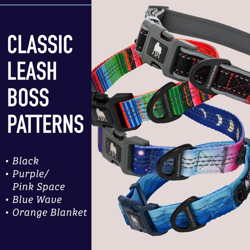 Leash Boss collar para paseos nocturnos con mayor visibilidad