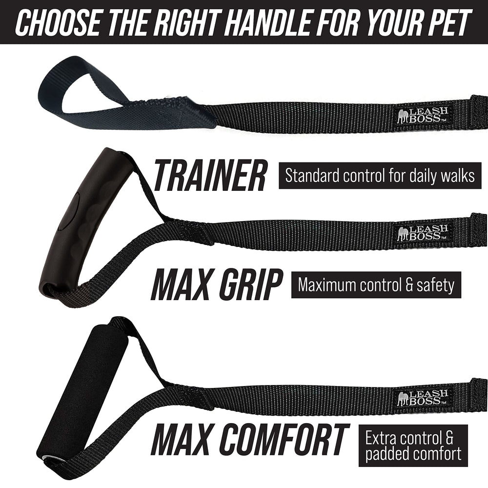 Asa acolchada de Leash Boss Free Range para mayor comodidad durante paseos.
