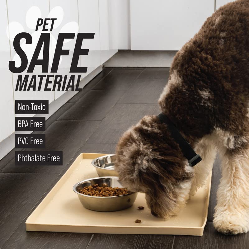 Tapete de silicona Leash Boss grado alimentario, libre de BPA, seguro para mascotas.