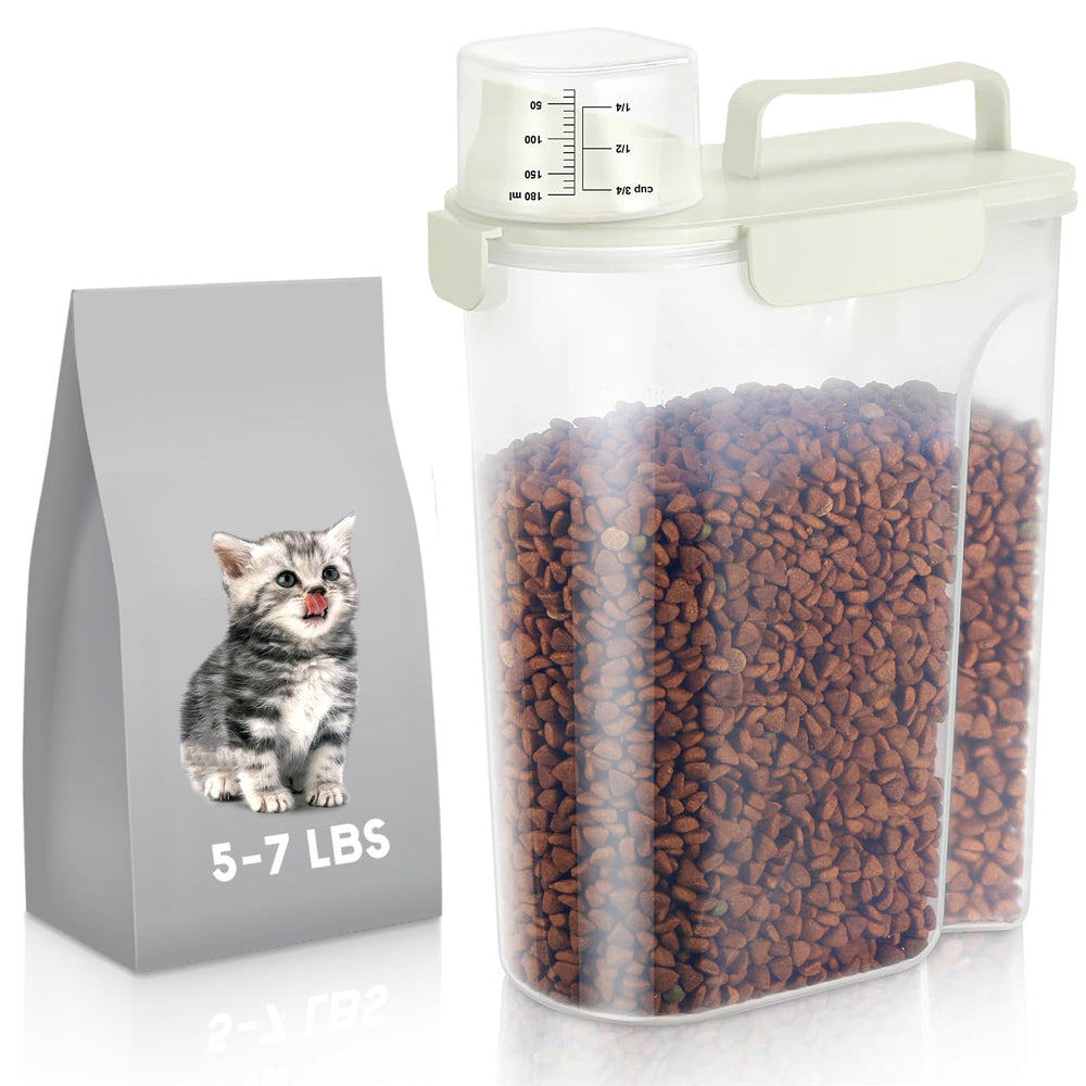 LEAWALK almacenamiento de 5 litros para mascotas, cuerpo transparente.