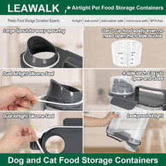 LEAWALK asa-portatil para transporte cómodo y verter controlado.