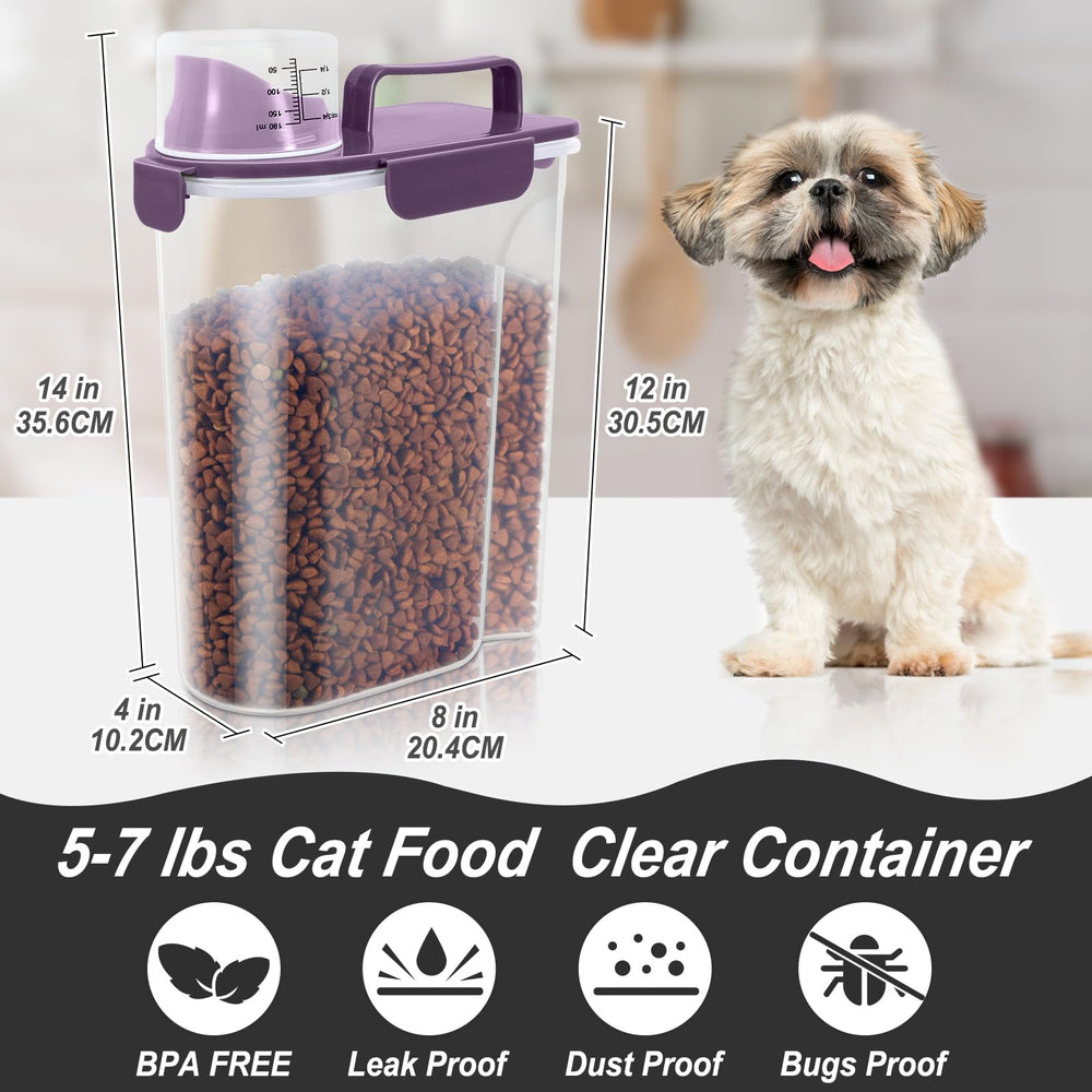 LEAWALK boquilla grande facilita verter la comida para mascotas sin esfuerzo.