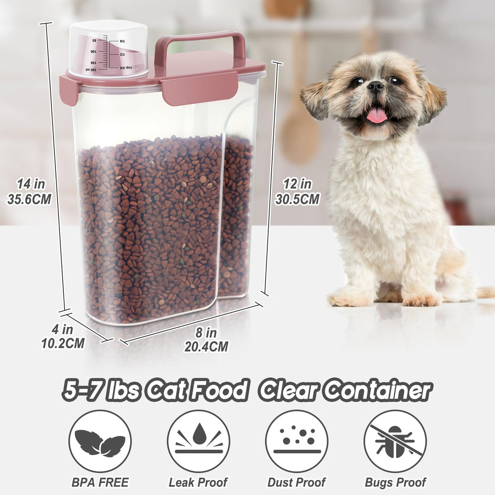 LEAWALK capacidad 5L ideal para croquetas, arroz y cereales.