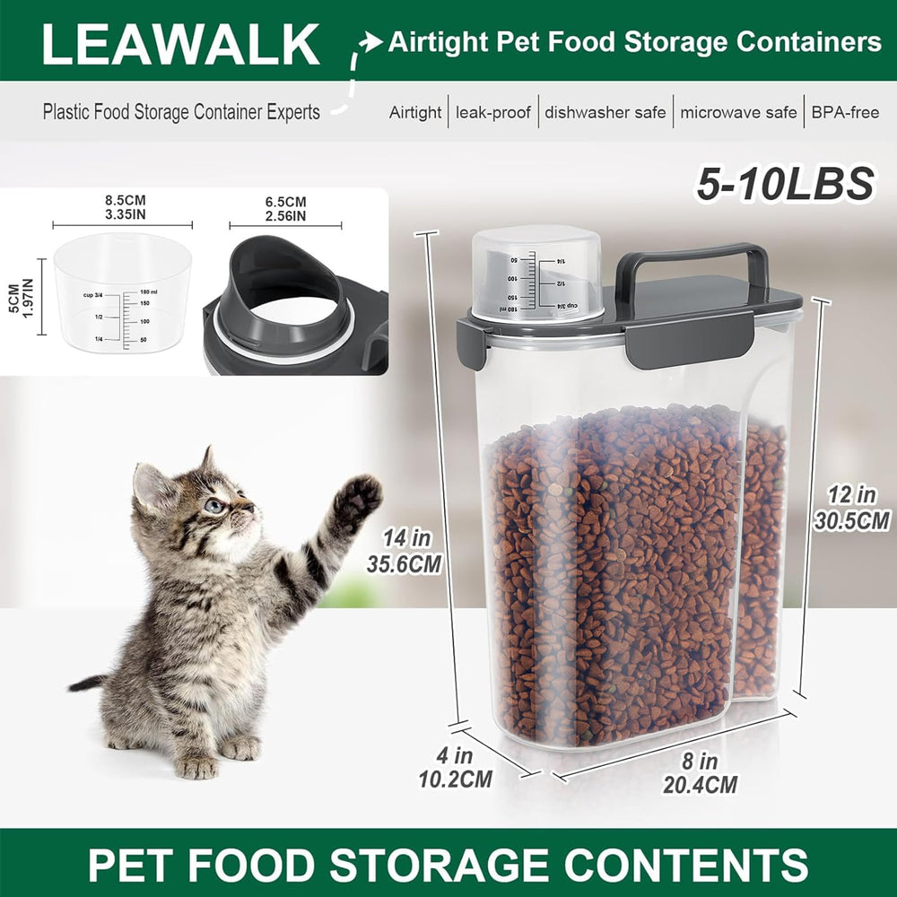 LEAWALK tapa-hermetica con junta-silicona para conservar frescura de los alimentos.
